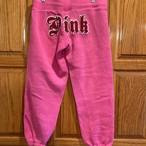 Victoria’s Secret vintage crop pink sweatpants